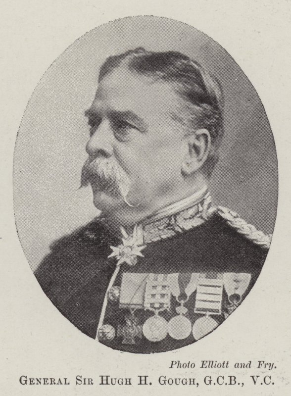 Genel Sir Hugh H Gough, GCB, VC by English Photographer