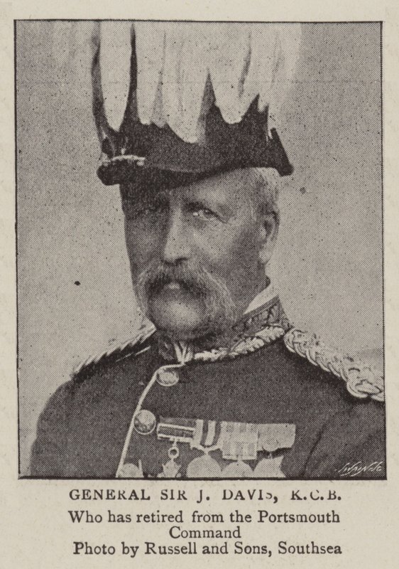 General Sir J Davis, KKB by English Photographer