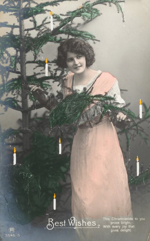 Kız ve Noel Ağacı by English Photographer