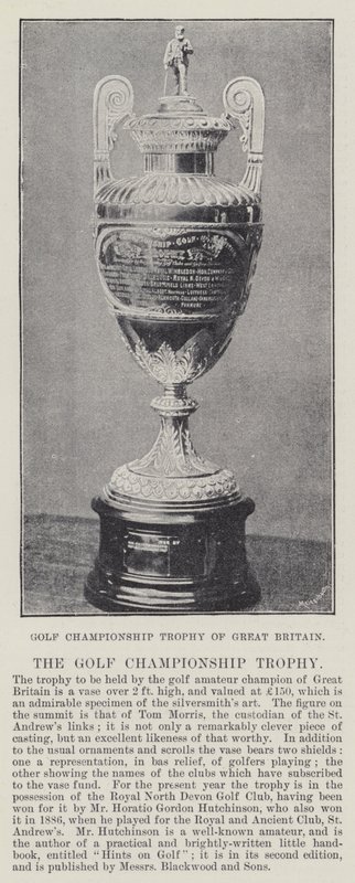 Büyük Britanya Golf Şampiyonası Trophy by English Photographer