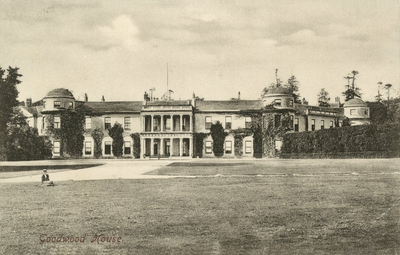 Goodwood House, Batı Sussex (s/b fotoğraf) by English Photographer