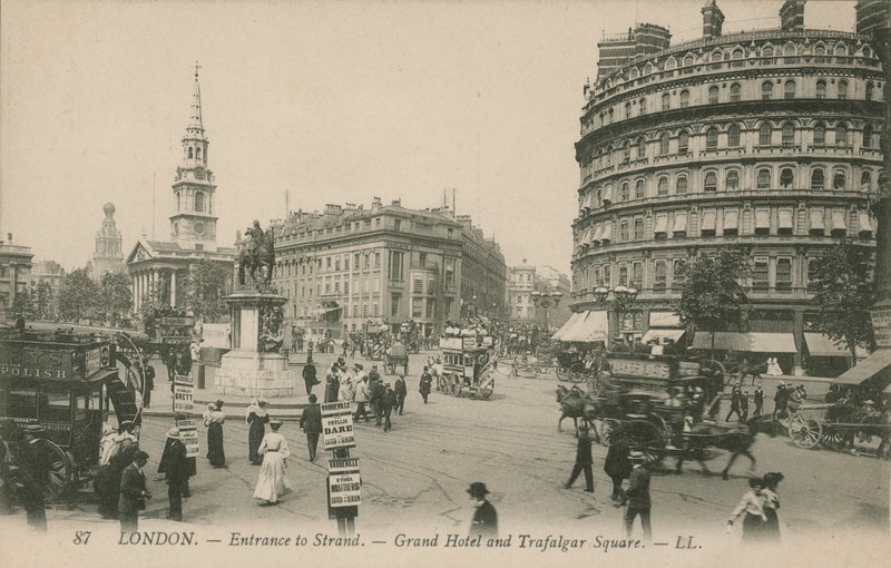 Grand Hotel ve Trafalgar Meydanı, Londra by English Photographer
