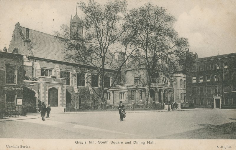 Grays Inn, Güney Meydanı ve Yemek Salonu, Londra by English Photographer