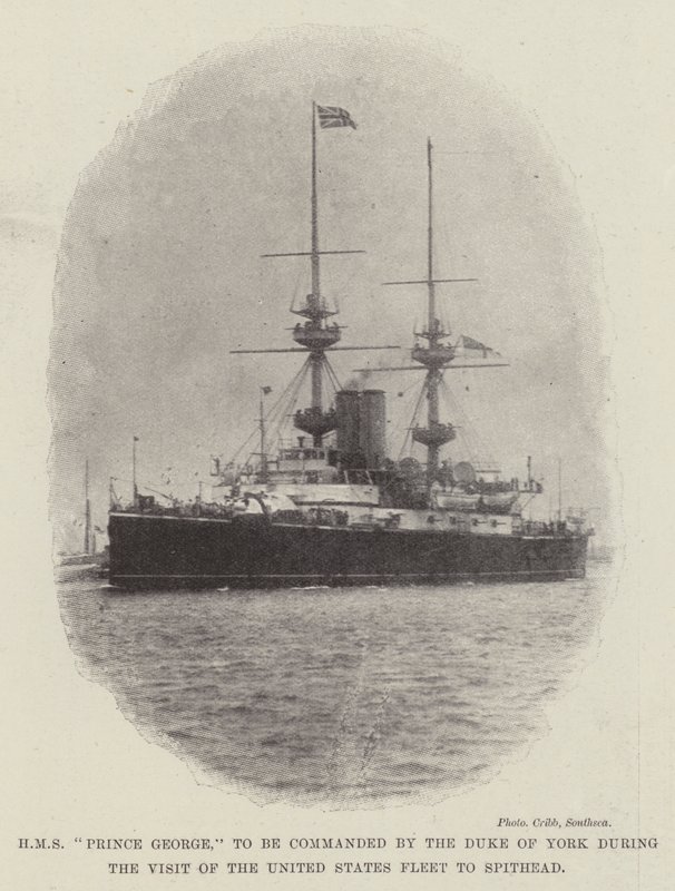 HMS Prince George, Birleşik Devletler Filosunun Spithead