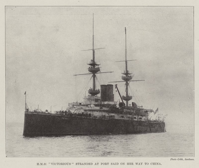 HMS Victorious, Çin