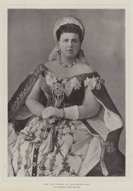 SAİK Saxe-Coburg-Gotha Düşesi by English Photographer