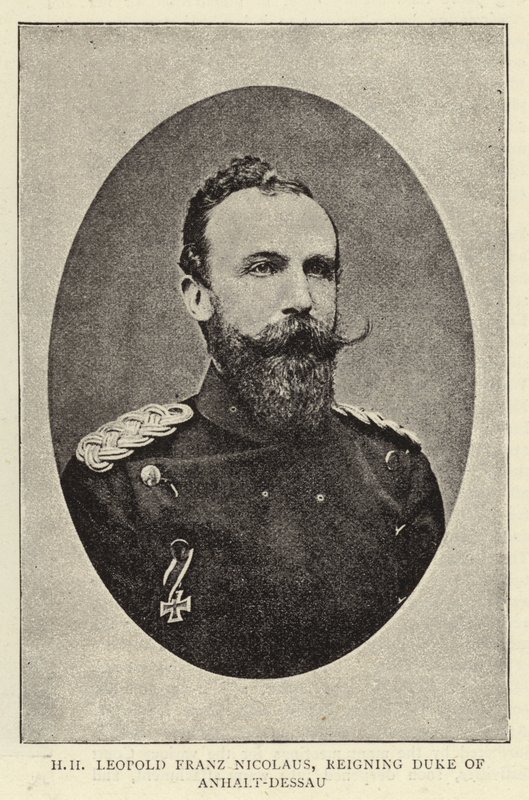 HH Leopold Franz Nicolaus, Anhalt-Dessau Hükümdarlığı Dükü by English Photographer