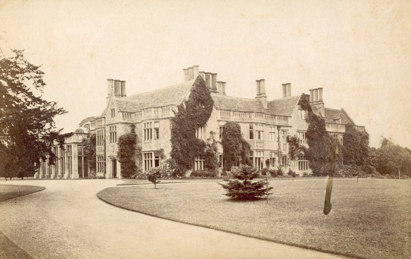 Hannington Hall, Wilts (s/b fotoğraf) by English Photographer