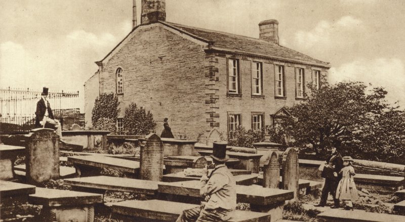 Brontes günlerinde Haworth Parsonage by English Photographer