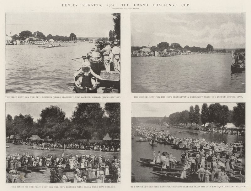 Henley Regatta, 1901, Grand Challenge Kupası by English Photographer
