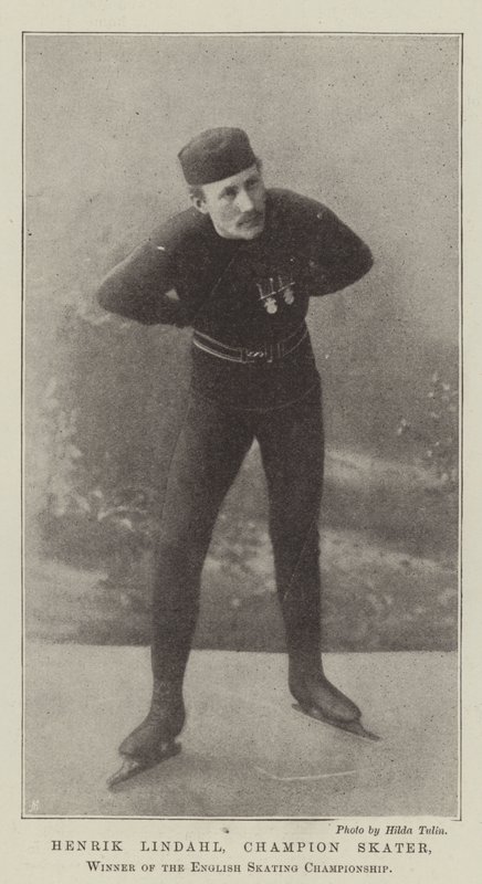 Henrik Lindahl, Şampiyon Patenci, İngiliz Paten Şampiyonası Birincisi by English Photographer