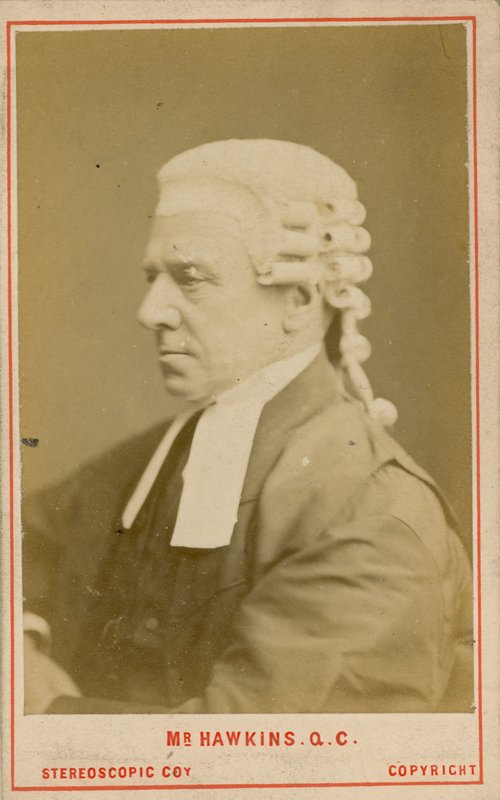 Henry Hawkins QC, 1. Baron Brampton by English Photographer