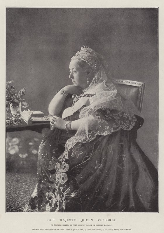 Majesteleri Kraliçe Victoria by English Photographer