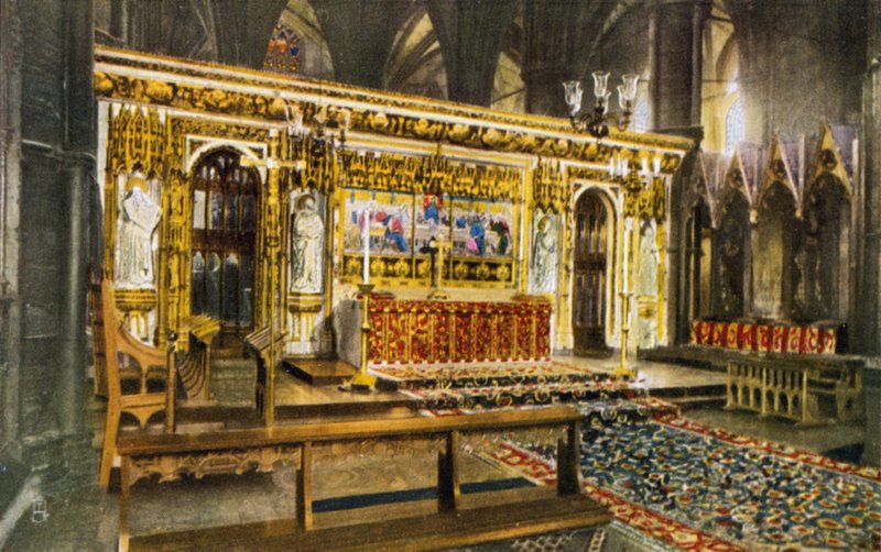 Yüksek Altar, Westminster Abbey, Londra by English Photographer