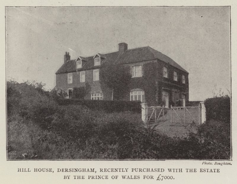 Hill House, Dersingham, yakın zamanda Galler Prensi tarafından Emlak ile birlikte 7000 £ karşılığında satın alındı by English Photographer