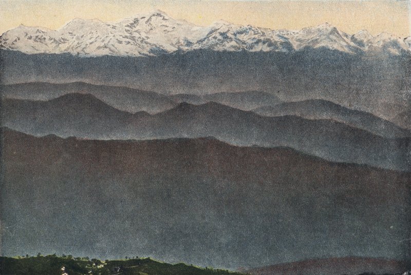 Himalaya Dağları (renkli fotoğraf) by English Photographer