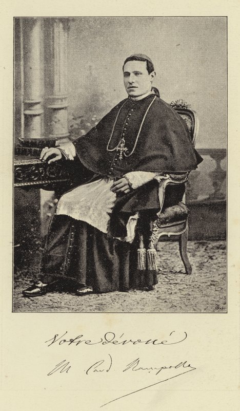 Ekselansları Kardinal Rampolla by English Photographer