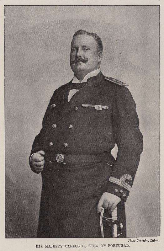 Majesteleri I. Carlos, Portekiz Kralı by English Photographer