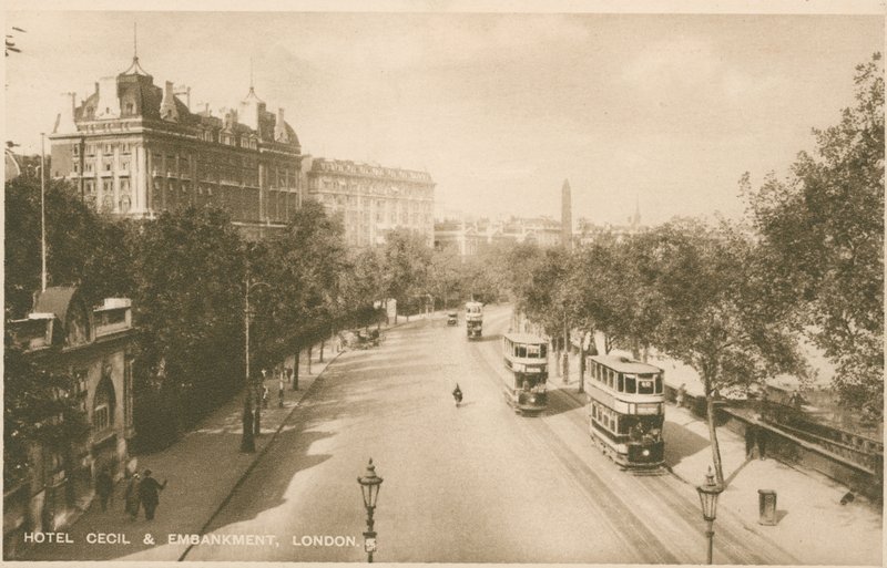 Otel Cecil ve Embankment, Londra by English Photographer