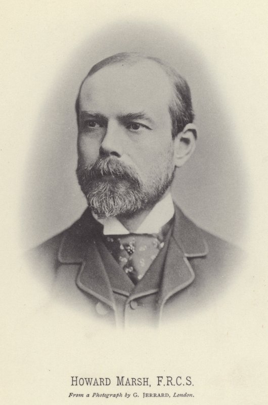 Howard Marsh, FRCS (b/w fotoğraf) by English Photographer