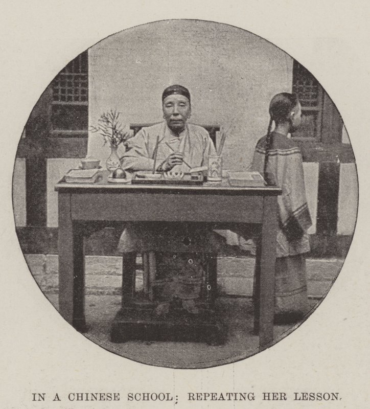 Bir Çin Okulunda, Dersini Tekrarlamak by English Photographer