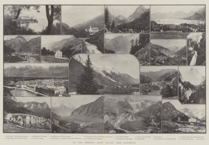 Fransız Alplerinde, Savoy ve Dauphiny by English Photographer
