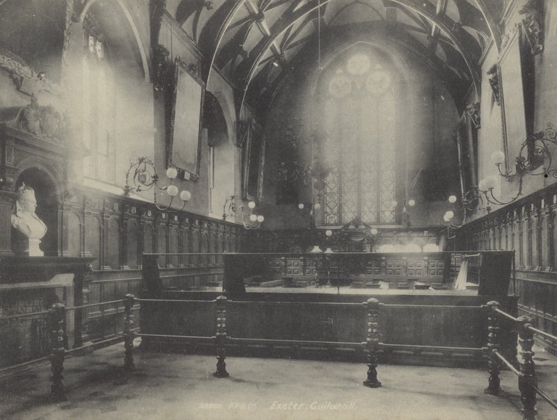İç Mekan, Exeter Guildhall, Devon by English Photographer