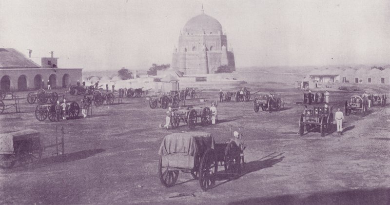 Ağır Pil ile İç Eski Fort, Mooltan, by English Photographer