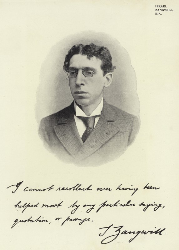 İsrail Zangwill, BA by English Photographer