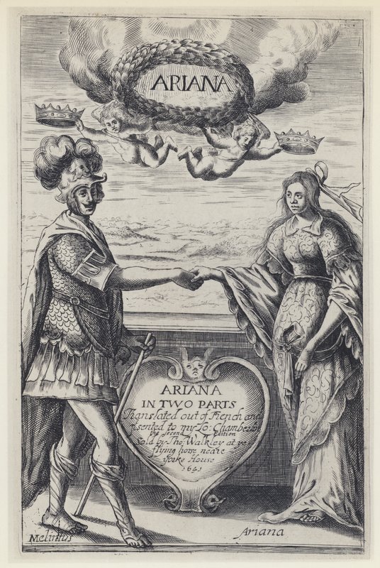 T Walkley 1636 için J Desmarets de Saint Sorlin, Ariana, J Haviland (s/b fotoğraf) by English Photographer
