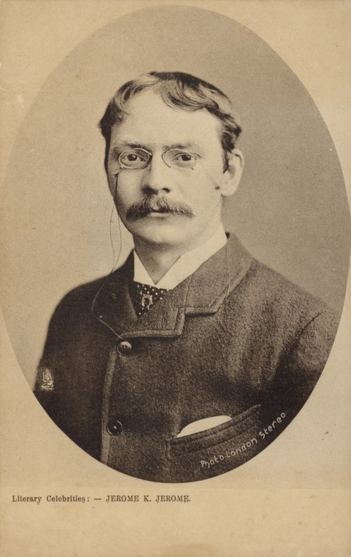 Jerome K Jerome (1859-1927), İngiliz yazar by English Photographer
