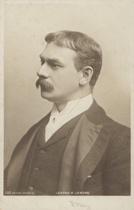 Jerome K Jerome (1859-1927), İngiliz yazar by English Photographer