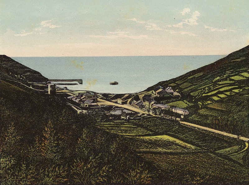 Jersey: Greve de Lecq (renkli fotoğraf) by English Photographer