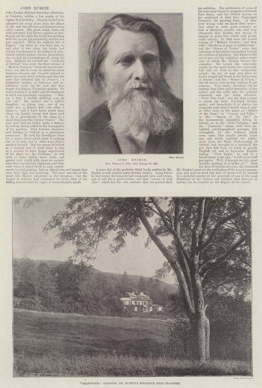John Ruskin by English Photographer