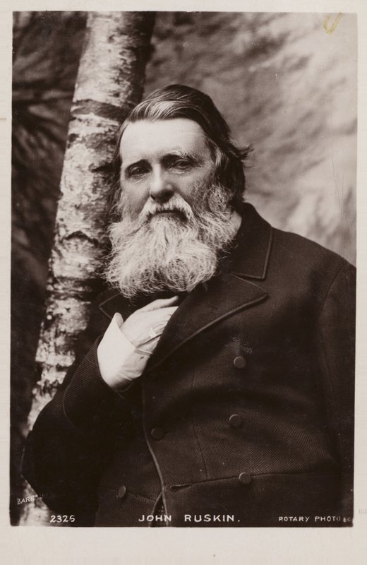 John Ruskin, İngiliz yazar, sanat eleştirmeni, sanatçı ve sosyal düşünür by English Photographer