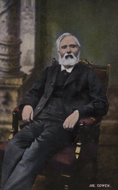 Joseph Cowen, İngiliz radikal politikacı ve gazeteci (renkli fotoğraf) by English Photographer