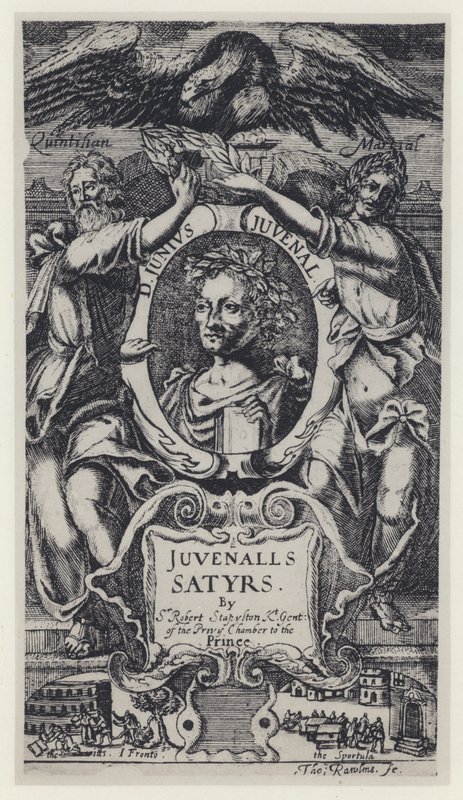 Juvenal, Satyrs, Tr Sir R Stapleton, H Moseley 1647 (s/b fotoğraf) by English Photographer