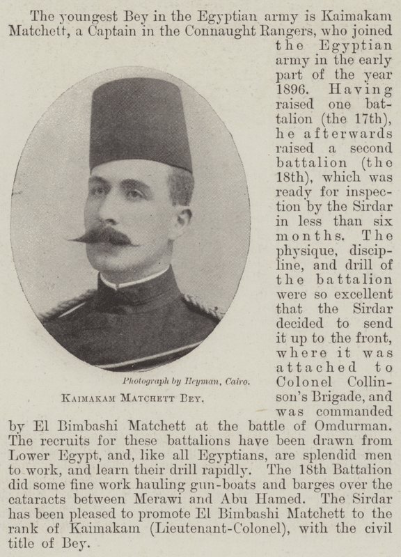 Kaymakam Matchett Bey by English Photographer
