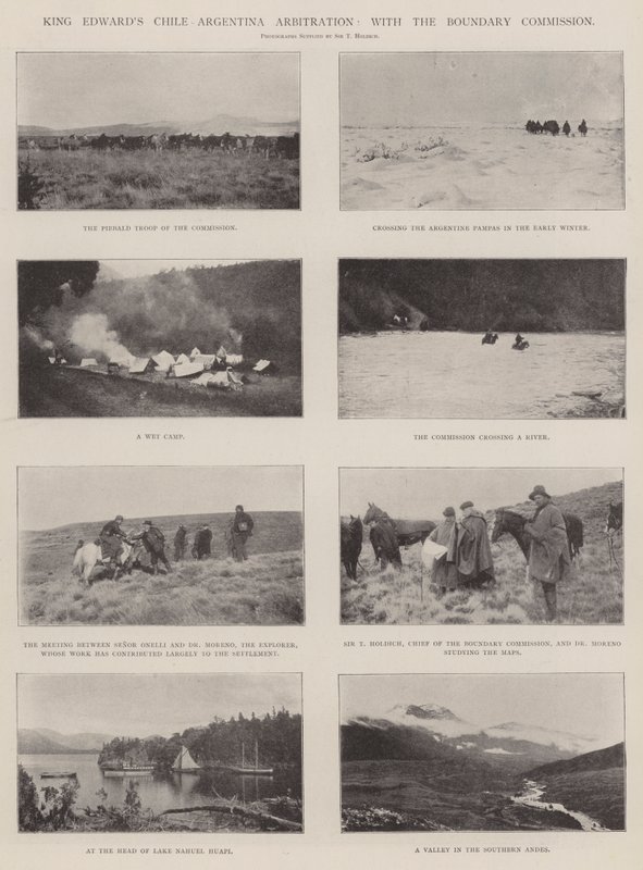 Sınır Komisyonu ile King Edwards Şili Arjantin Tahkim, by English Photographer
