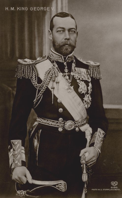 Kral George V (s/b fotoğraf) by English Photographer
