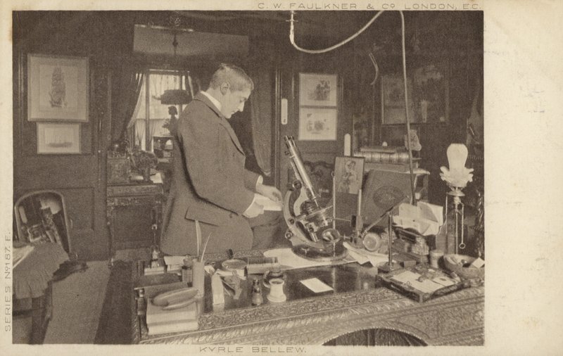 Kyrle Bellew (1850-1911), İngiliz tiyatro ve sessiz film oyuncusu by English Photographer