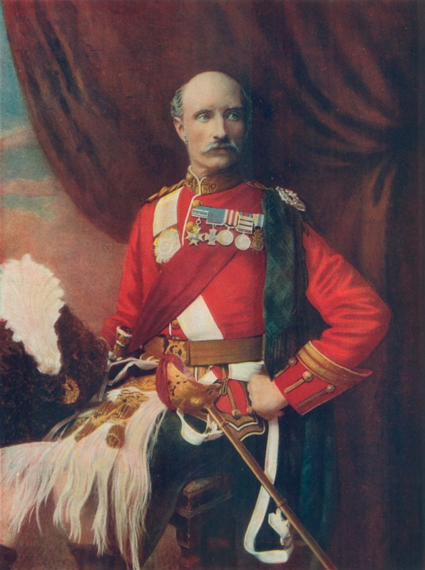 Korgeneral Sir George White, Gordon Highlanders Albay Üniforması içinde by English Photographer