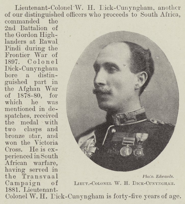 Yarbay WH Dick-Cunyngham by English Photographer