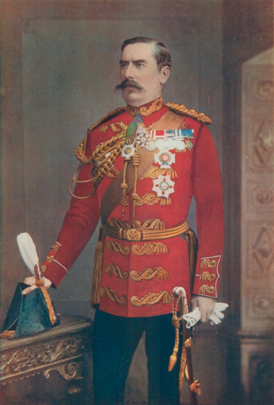 Korgeneral Sir Baker Creed Russel. Güney Bölgesi Komutanlığı by English Photographer
