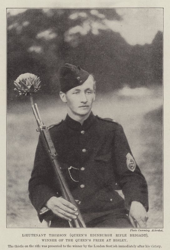 Teğmen Thomson (Queens Edinburgh Tüfek Tugayı), Bisley