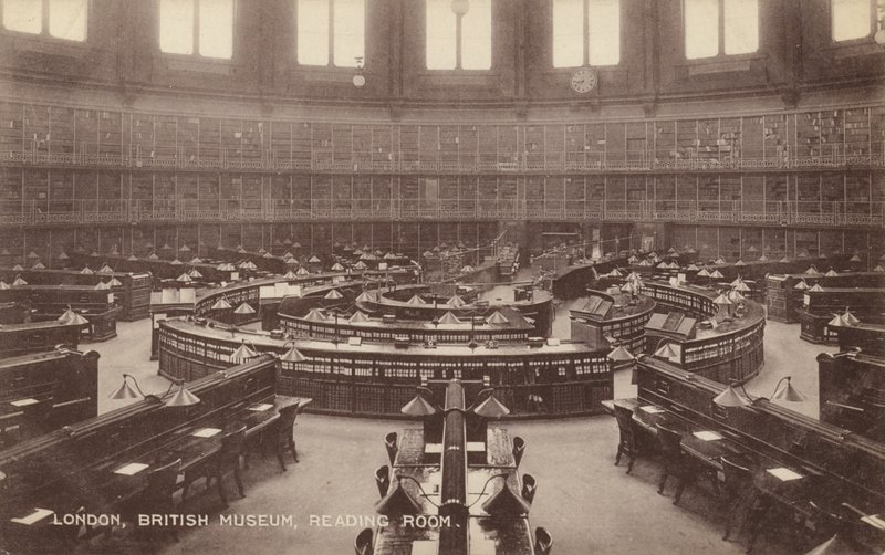 Londra, British Museum, Okuma Odası by English Photographer