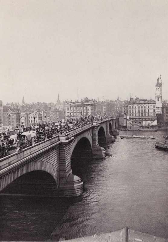 Londra: Londra Köprüsü (s/b fotoğraf) by English Photographer
