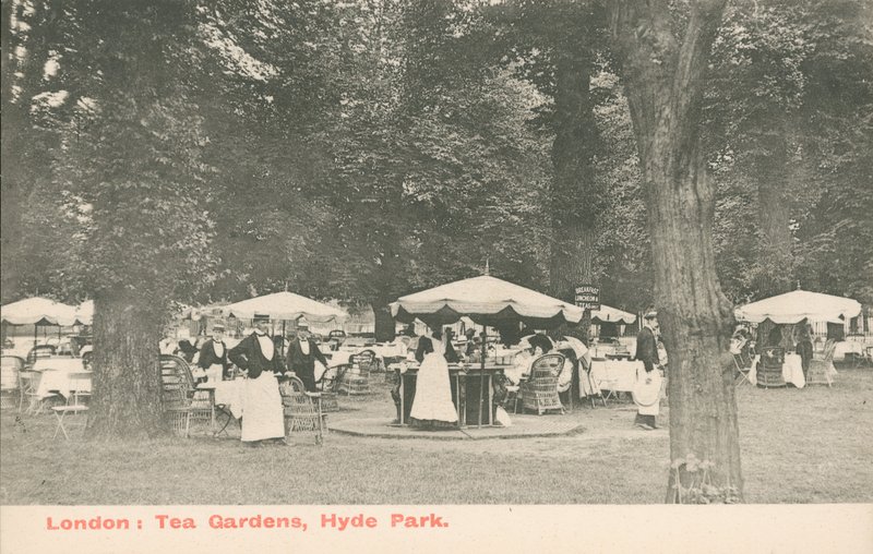 Londra, Çay Bahçeleri, Hyde Park by English Photographer