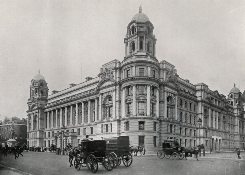 Londra: Savaş Ofisi, Whitehall (s/b fotoğraf) by English Photographer