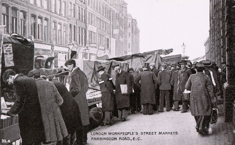 Londra işçileri sokak pazarları by English Photographer